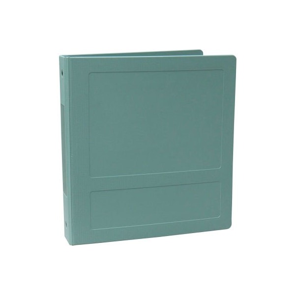 Omnimed 1" Molded Ring Binder, Side Open, Holds 250 Sheets, Seafoam Green